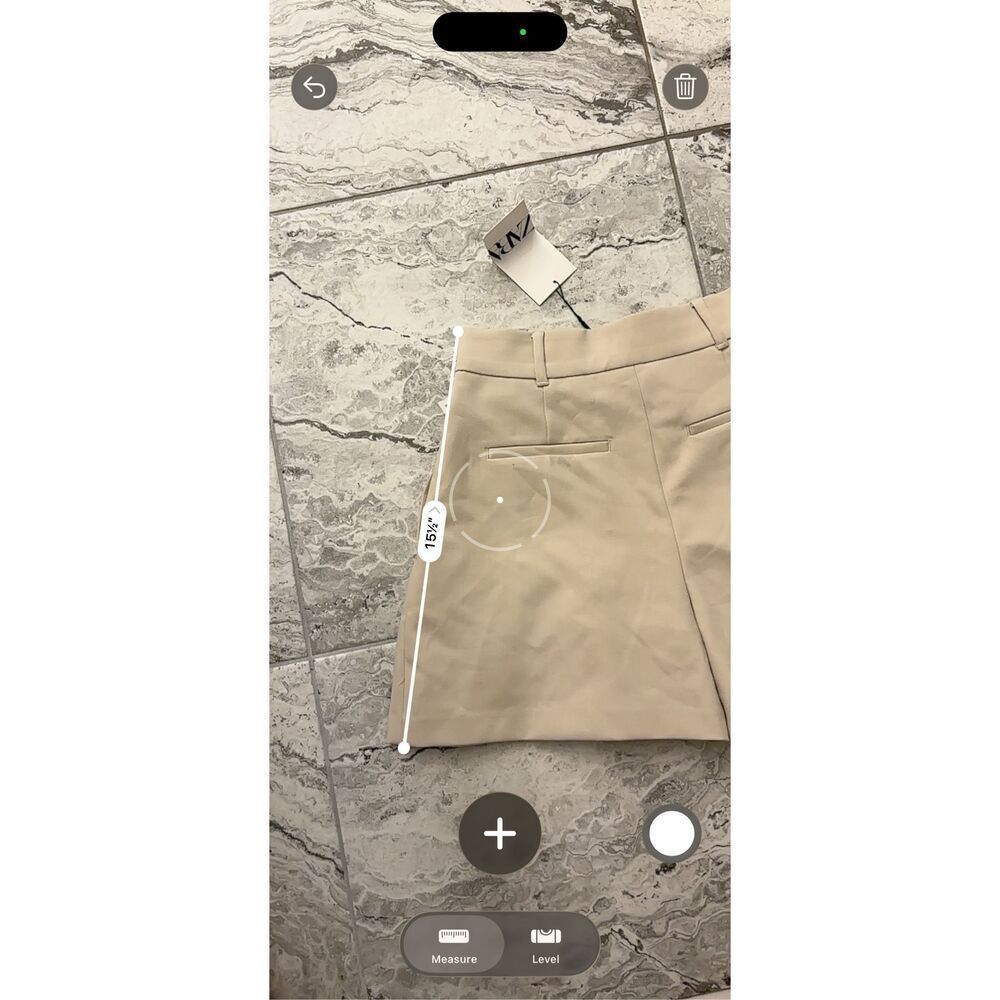 NWT Zara high waist shorts. XS C17 - Picture 8 of 8
